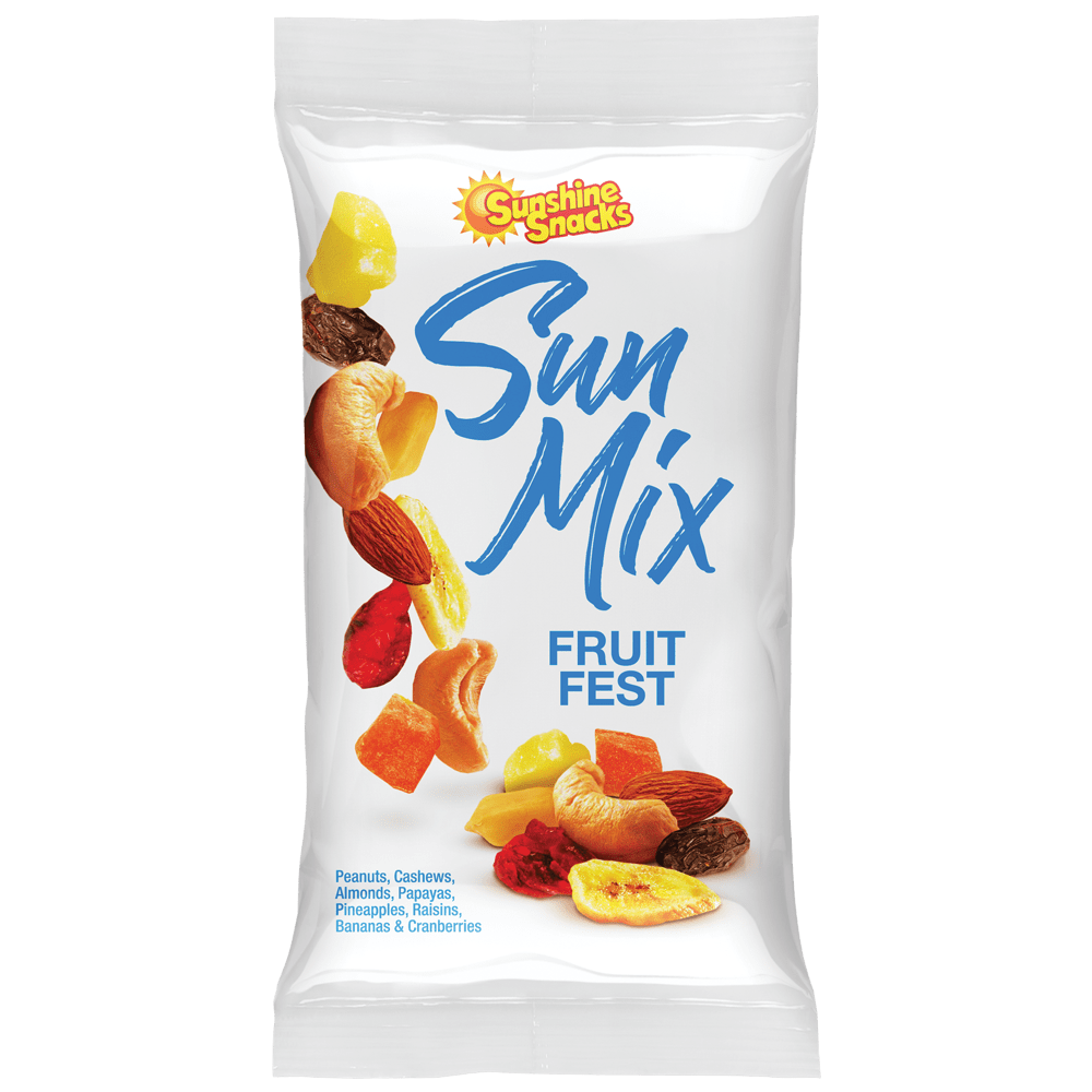 SUNSHINE SNACKS SUN MIX FRUIT FEST 57G Carib Import & Export Inc.