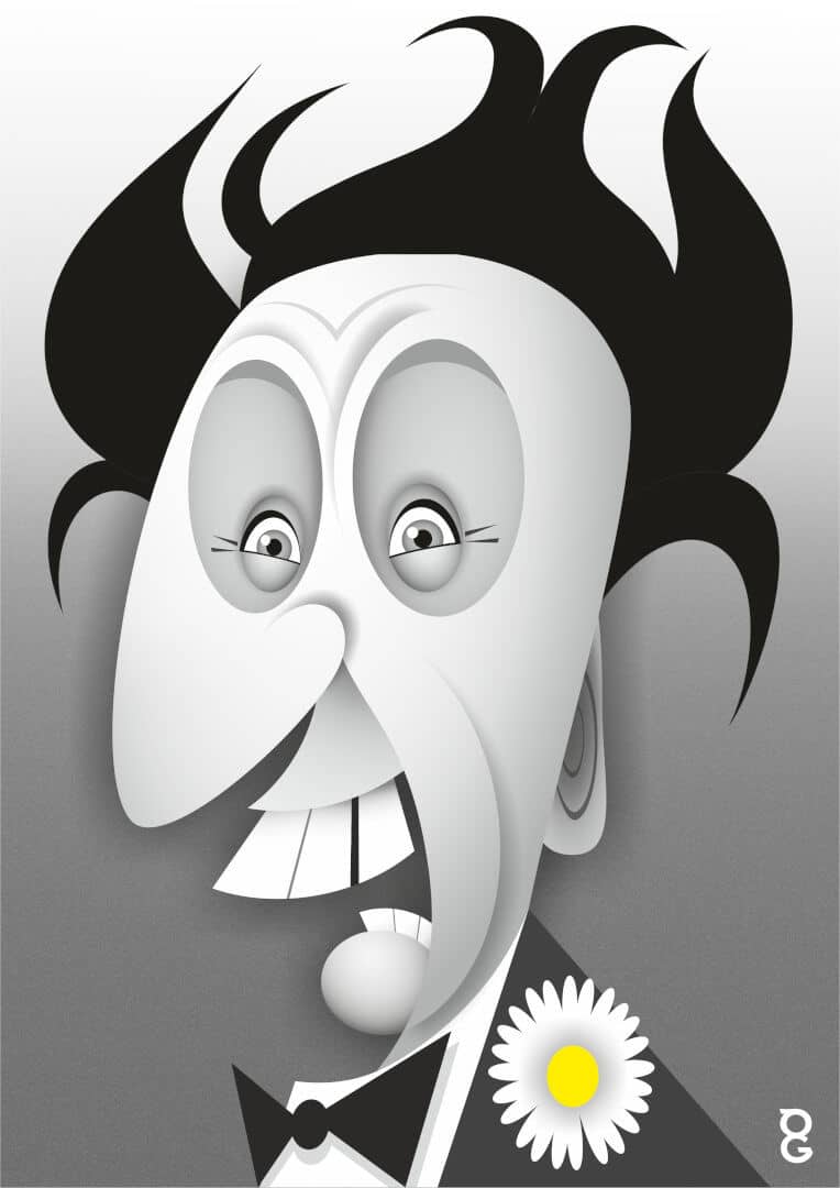 Sir Ken Dodd RIP Spot On Caricatures