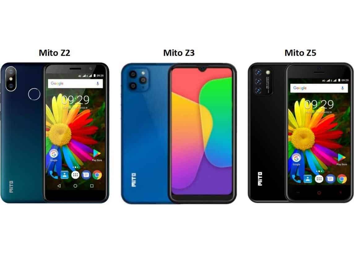 Inilah 8 Perbedaan HP Mito Z2, Mito Z3, dan Mito Z5