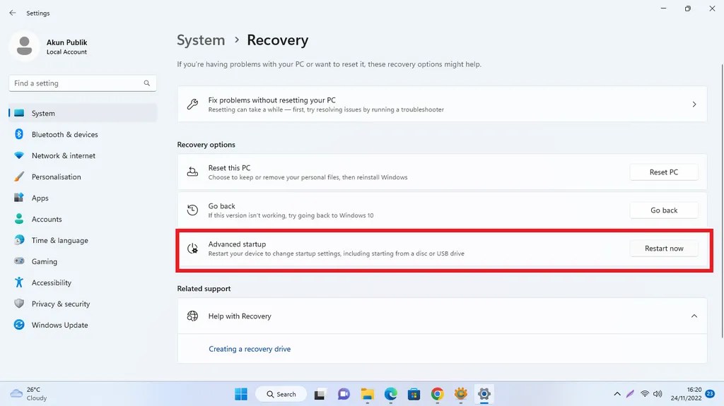 Cara Mudah Memasuki Safe Mode di Windows 11 Terbaru