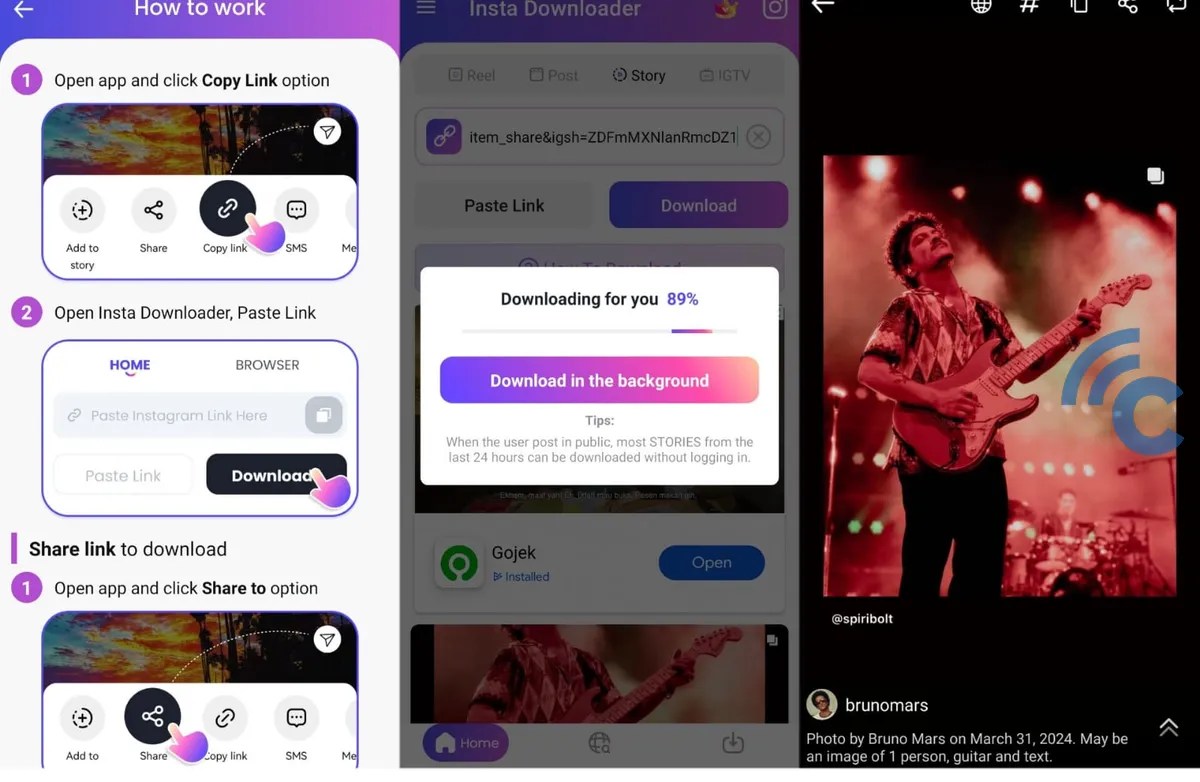 6 Aplikasi Terbaik untuk Download IG Story di Android
