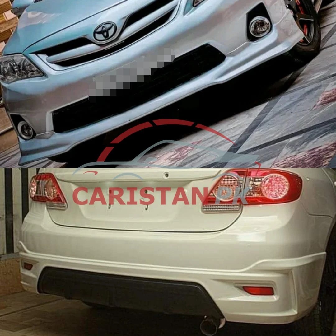 Unpainted Toyota Corolla Fiber Glass Design A Body Kit 201113 4 Pc