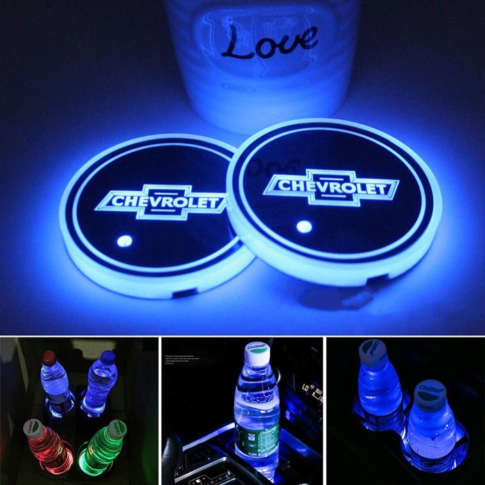 2X Bright Chevy LED Cup Holder Lights [Free Shipping]