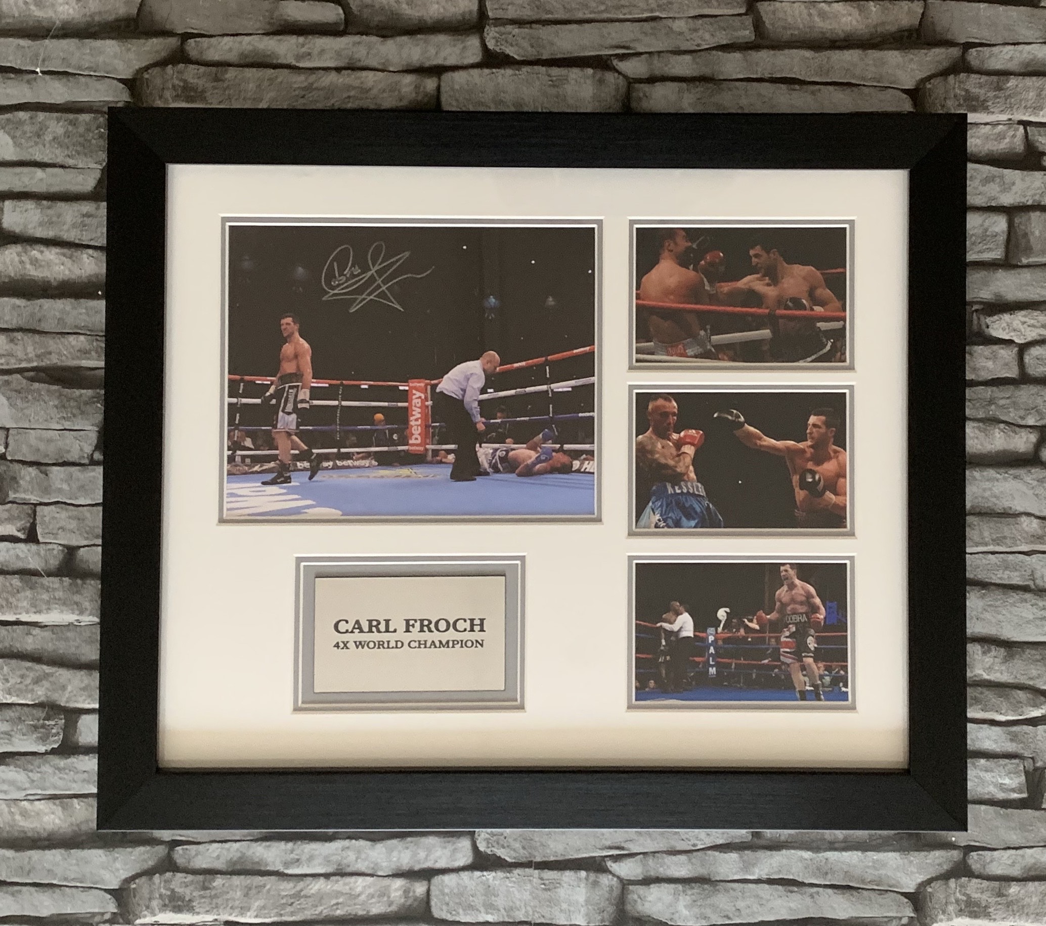 Autographed Photo Frame Carl Froch