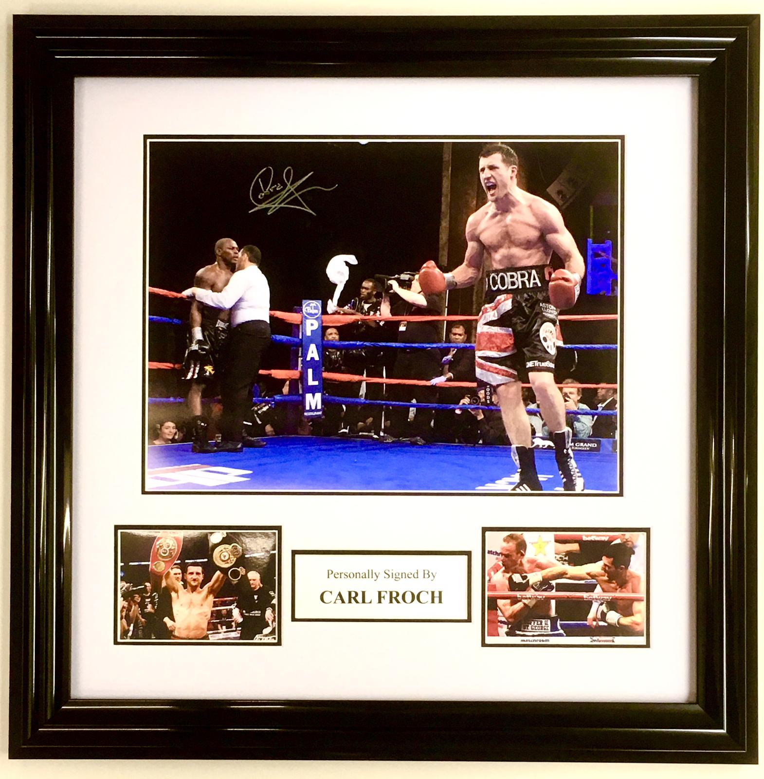 Autographed Photo Frame Carl Froch