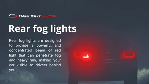 Rear Fog Lights: Function, Types & Compliance