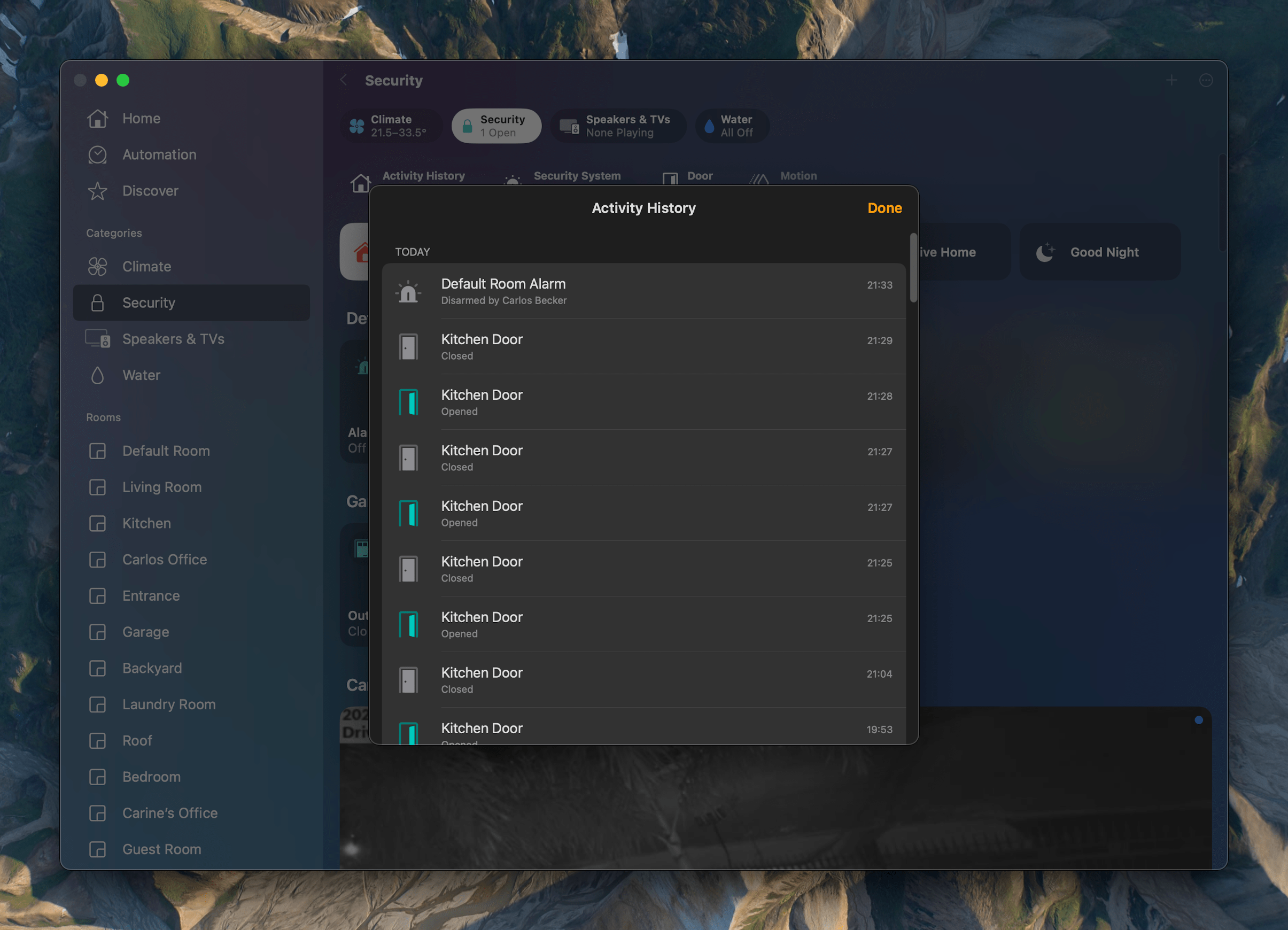 Integrating Alarm Systems with Homekit