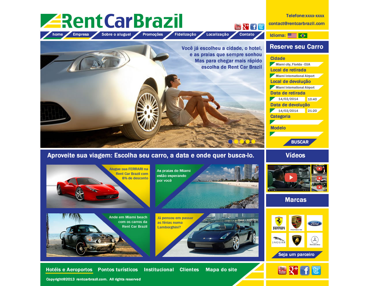 Rent Car Brazil Carlos Design & 
