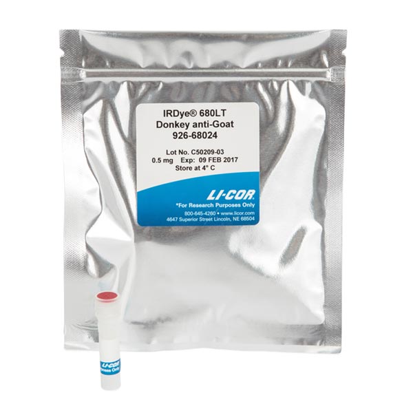 IRDye® 680LT Donkey antiGoat IgG Secondary Antibody 0.5mg OÜ Carlova