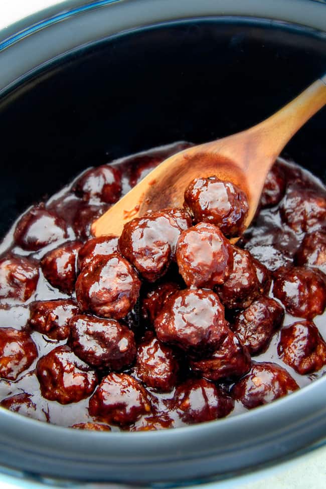 Sweet & Spicy Slow Cooker Korean Meatballs (How to Freeze