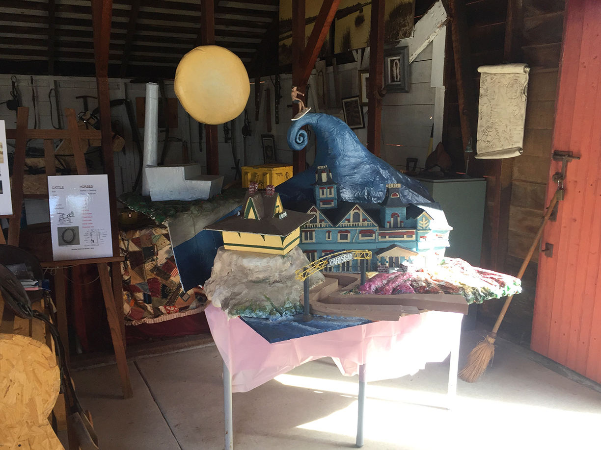 Carlsbad model by Snyder accepted by Historical Society Carlsbad Art