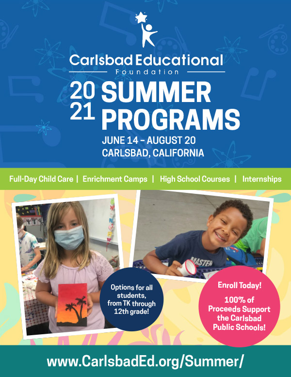 Carlsbad Educational Foundation Summer of Fun Carlsbad Ed