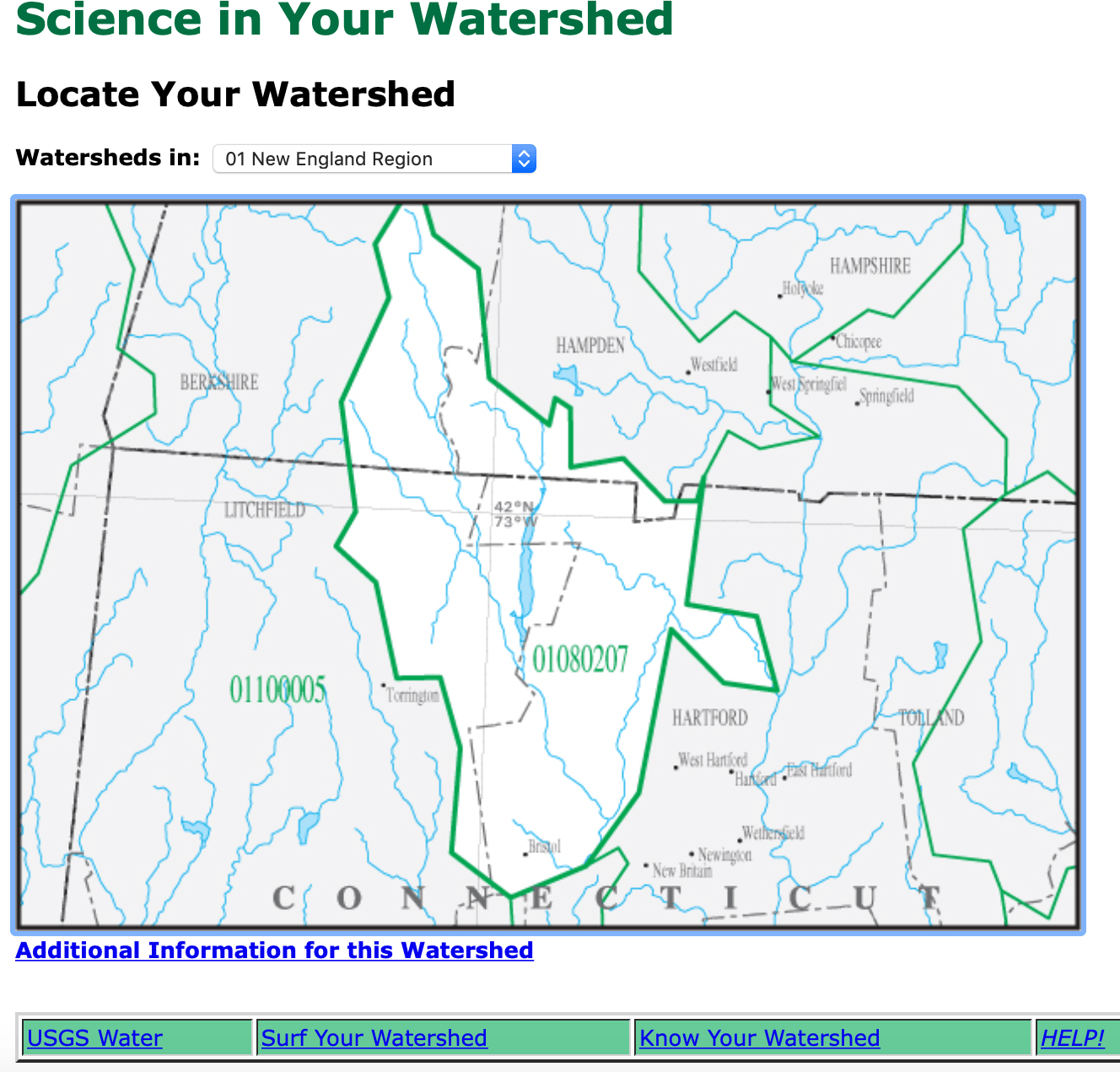 Watershed in Connecticut WatershedWatch