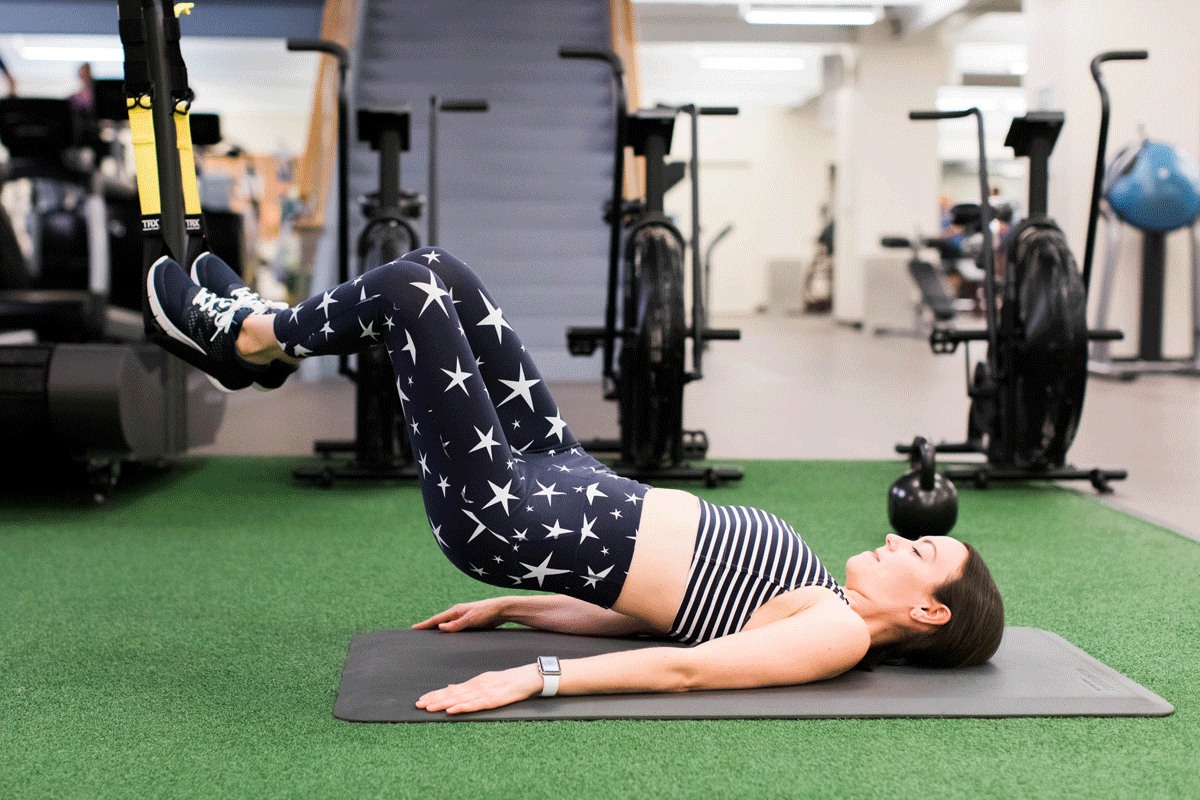 Leg Climb Crunches Gif