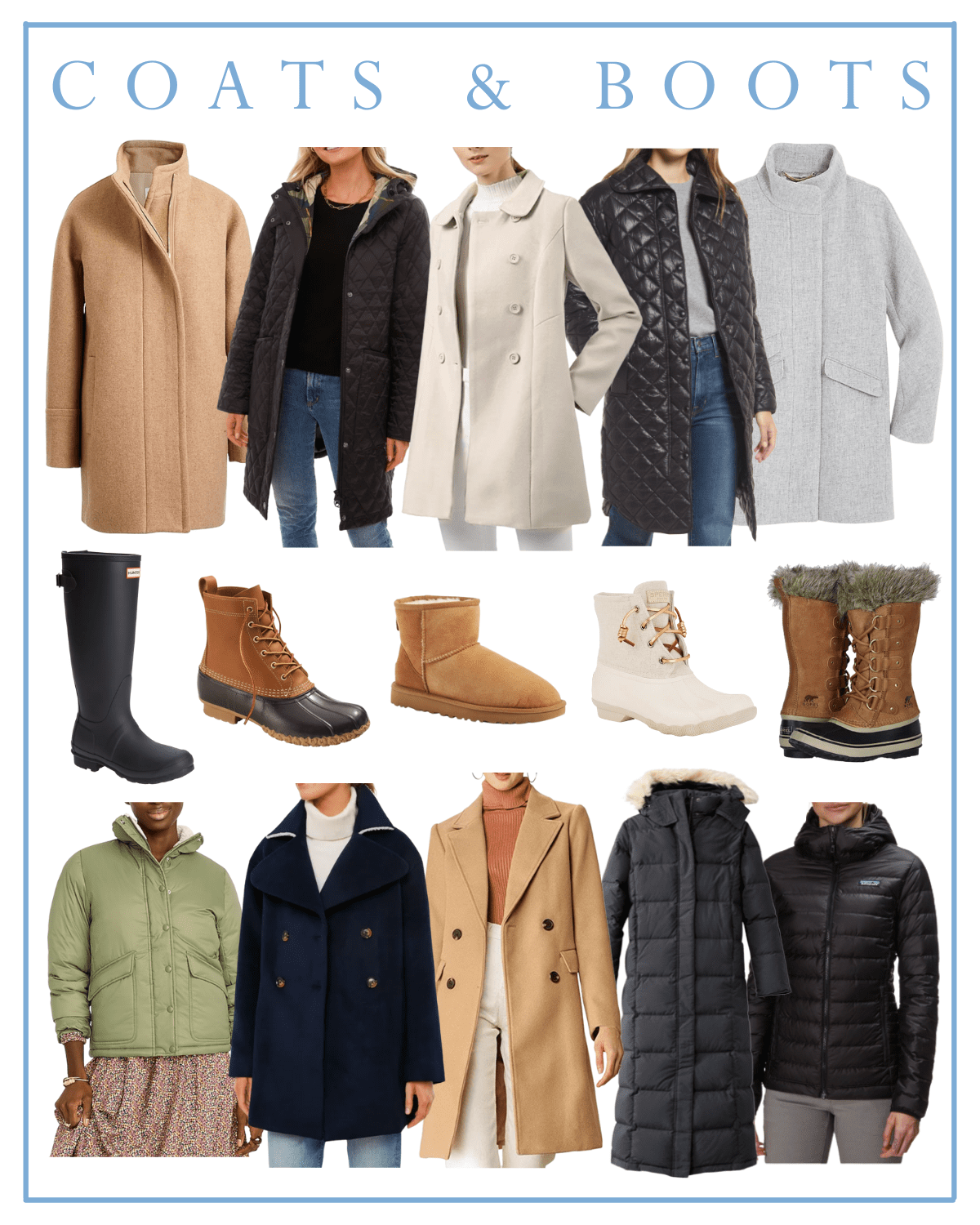 CARLY WINTER COATS AND BOOTS