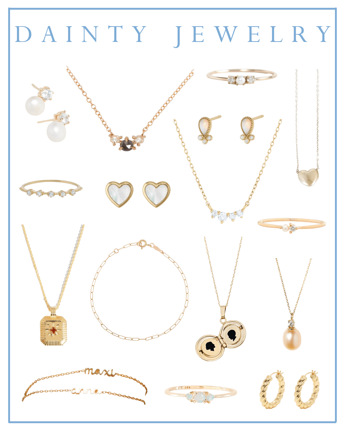 CARLY DAINTY JEWELRY