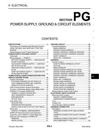 2004 Nissan Altima Fuse Box Diagram - Wiring Diagram
