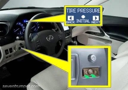 Lexus ES350 TPMS Reset Button Location & Troubleshooting - Car Mechan