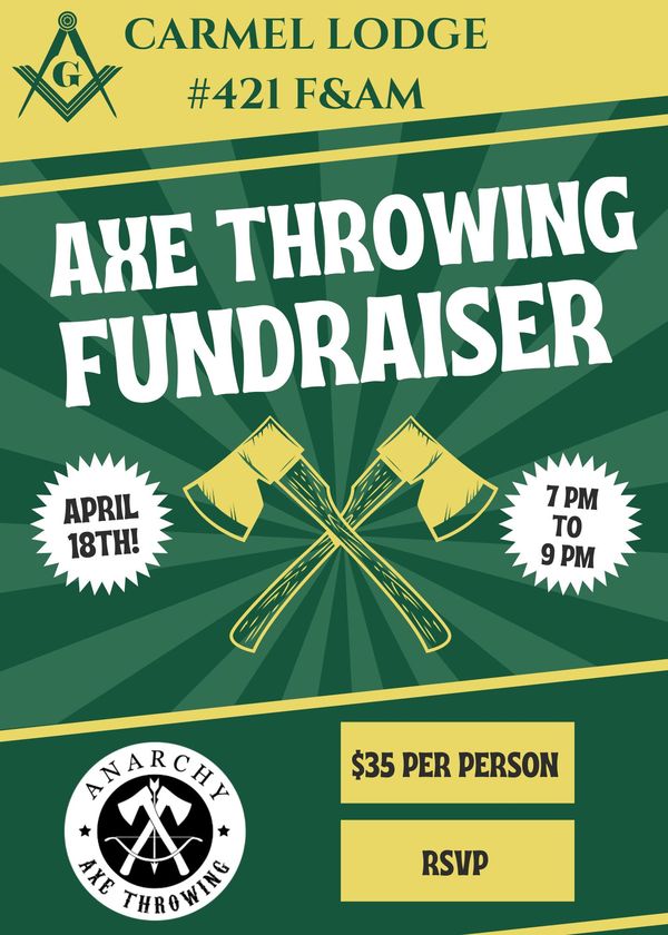Lodge Social Axe Throwing Fund Raiser April 18th 2024