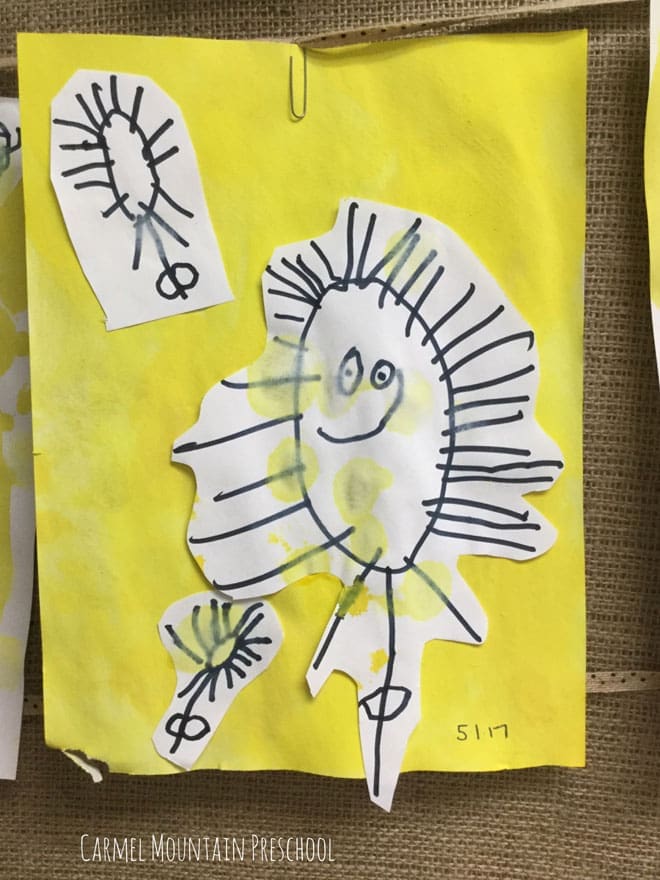 Watercolor Flowers Carmel Mountain Preschool