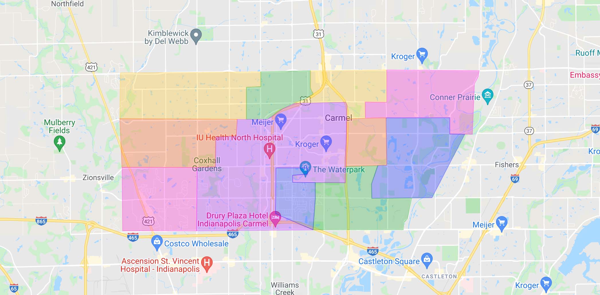 Map Carmel Utilities