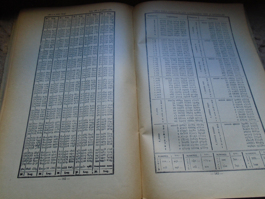 Tabla de Logaritmos con Cinco Decimales. Para los números y las líneas trigonométricas seguidas