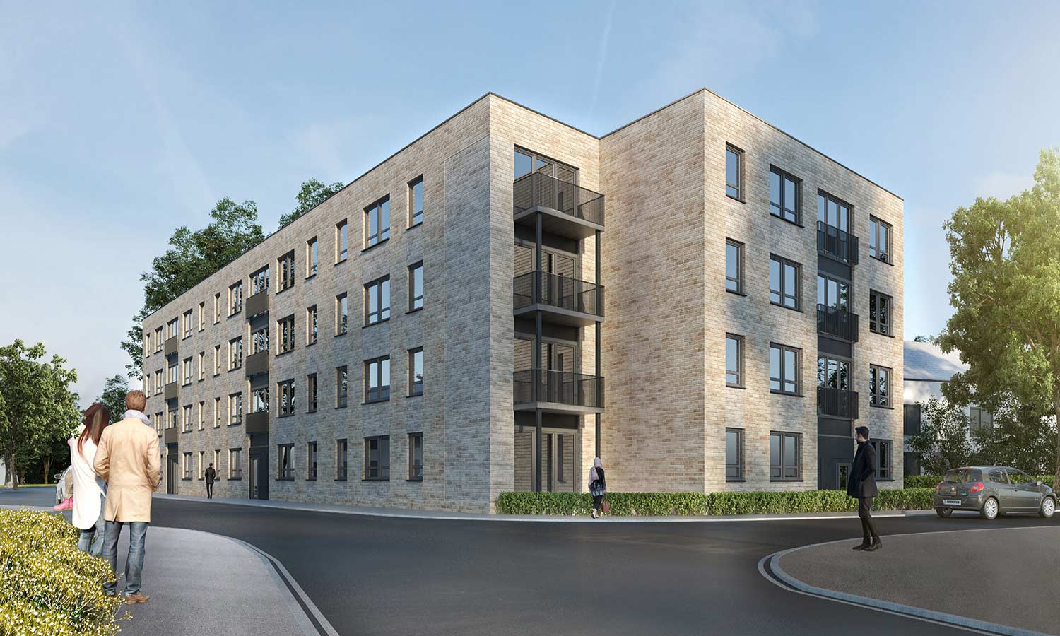 Leicht Mäander Löwe west mains road Site Line Mädchen Gentleman