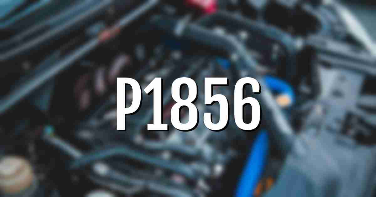 [SOLVED] P1856 Code: Fix Transmission Transfer Case Contact Plate Short