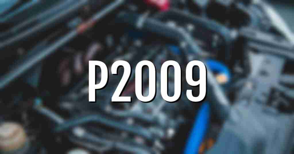 [SOLVED] P2009 Code: Low Intake Manifold Runner Control - Fix Now!