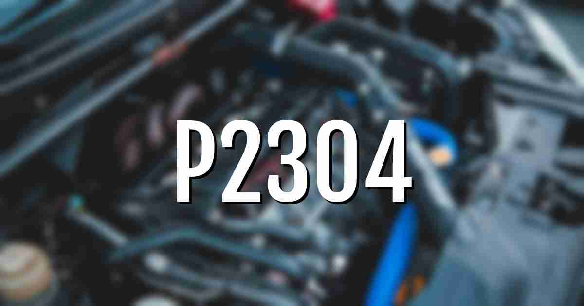 [SOLVED] P2304 Code Fix High Primary Control Circuit In Ignition Coil 'b'