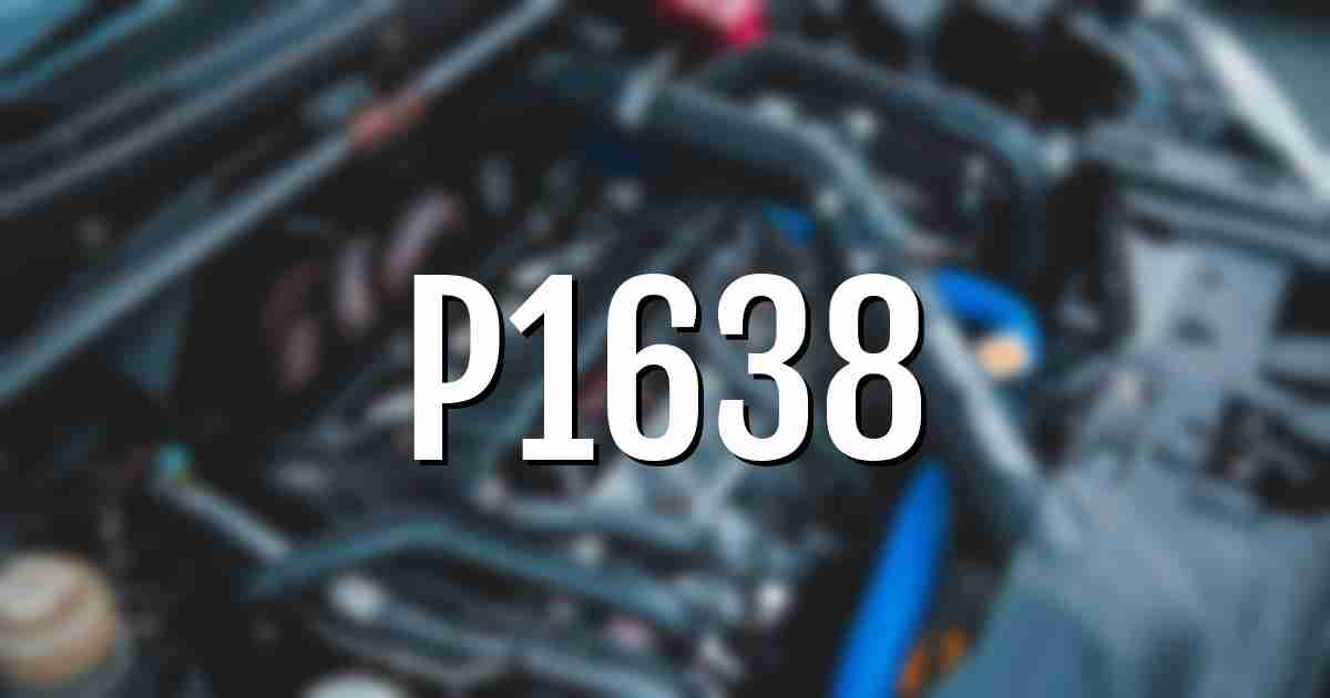 [SOLVED] P1638 Code: Fix Generator 'f' Terminal Circuit Conditions With