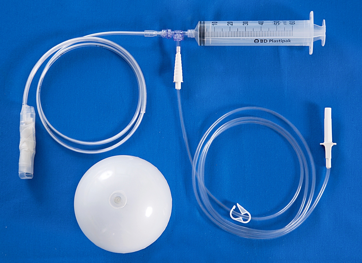 Gastric balloon, including filling unit Endoskopie Zubehör für Gastroenterologie, Pulmologie