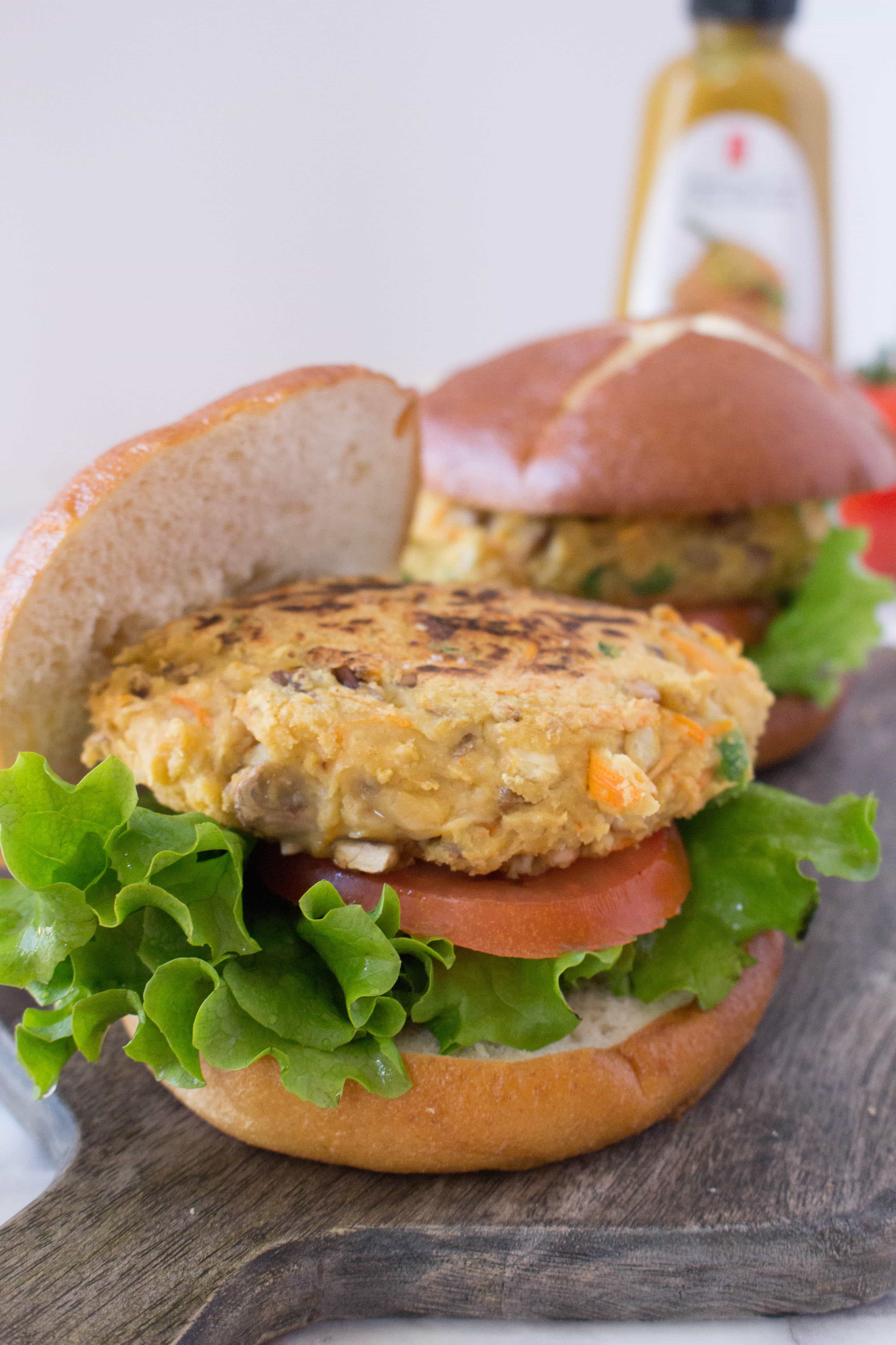 Chickpea and Brown Rice Burger Carmy Easy Healthyish Recipes