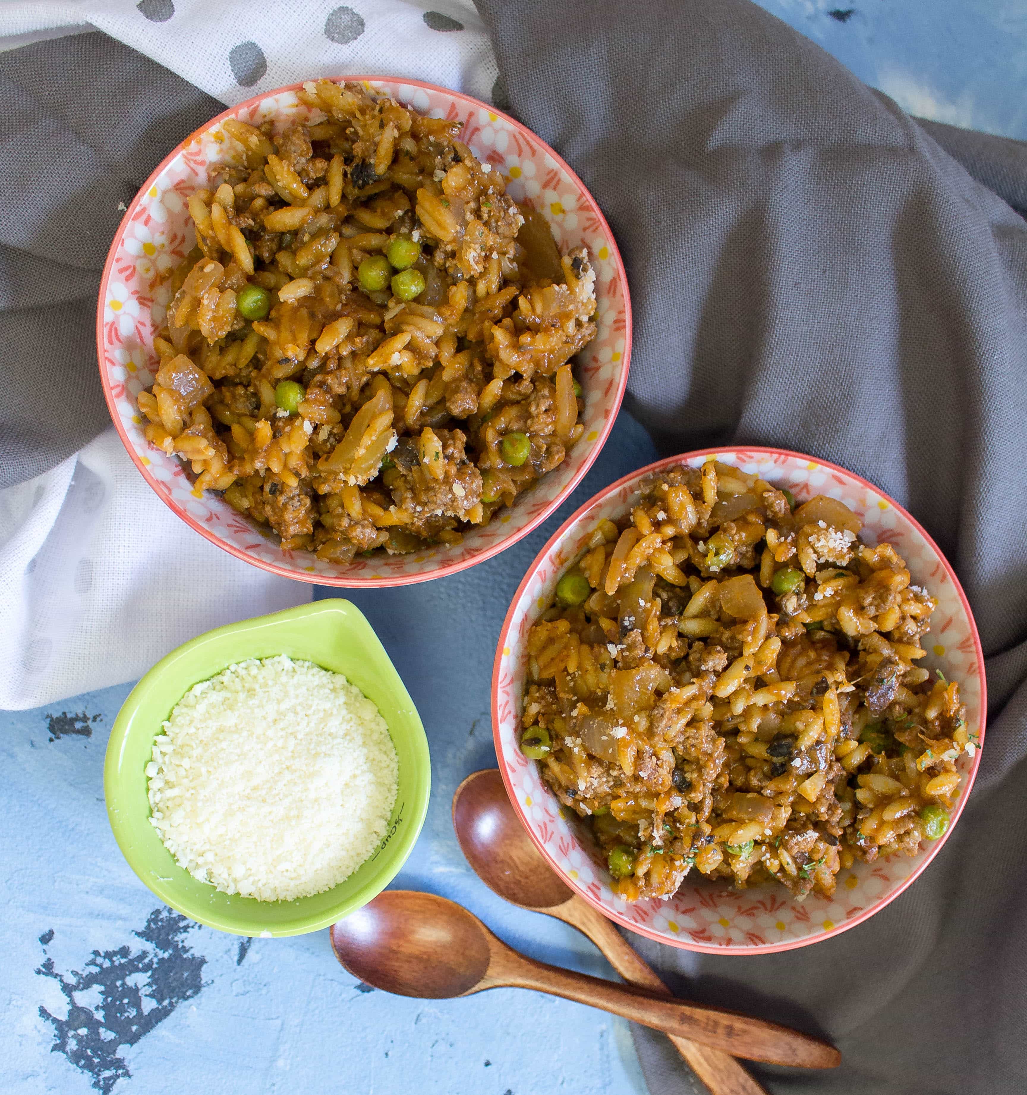 One Pot Orzo Bolognese in the memory of my mother. (+ recipe video