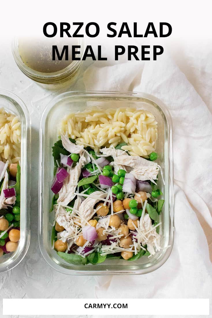 Easy Orzo Salad Meal Prep Carmy Easy Healthyish Recipes
