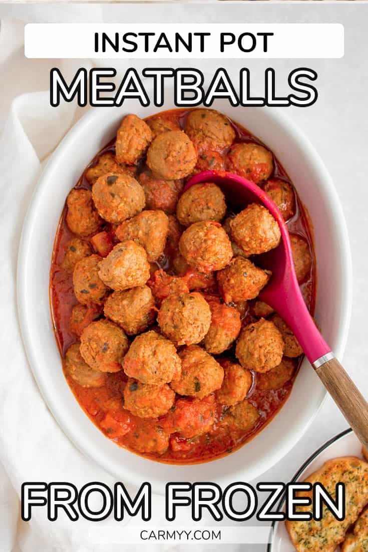 Instant Pot Meatballs Two Ingredients! Instant Pot Frozen Meatballs