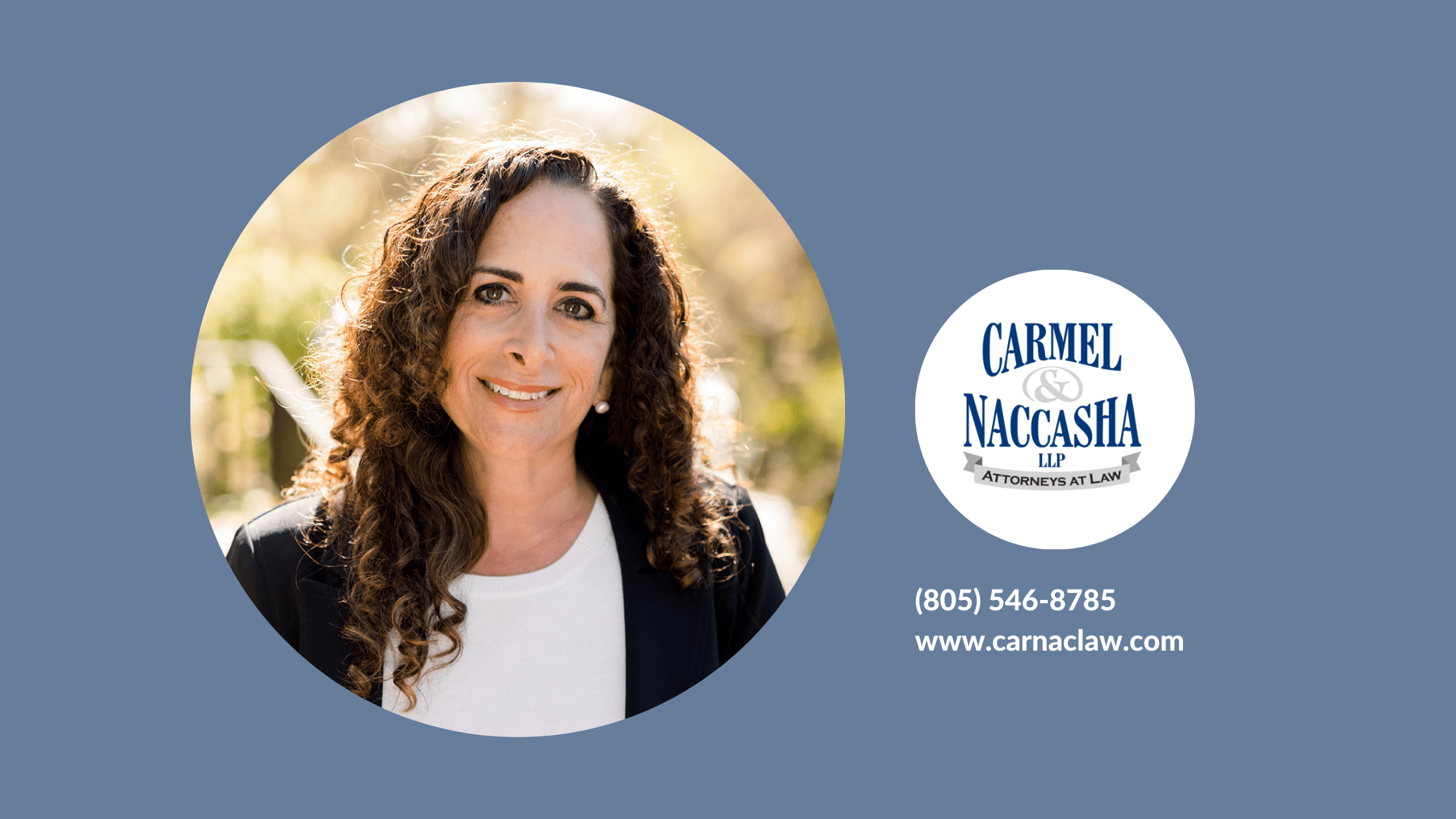 Attorney Stephanie Barclay as Partner Carmel & Naccasha