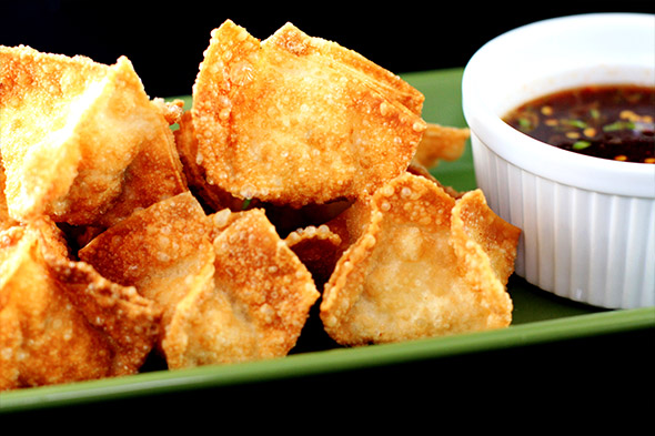 Crispy Jumbo Lump Crab Wontons CarnalDish