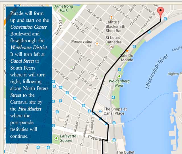Mardi Gras Parade Schedule New Orleans