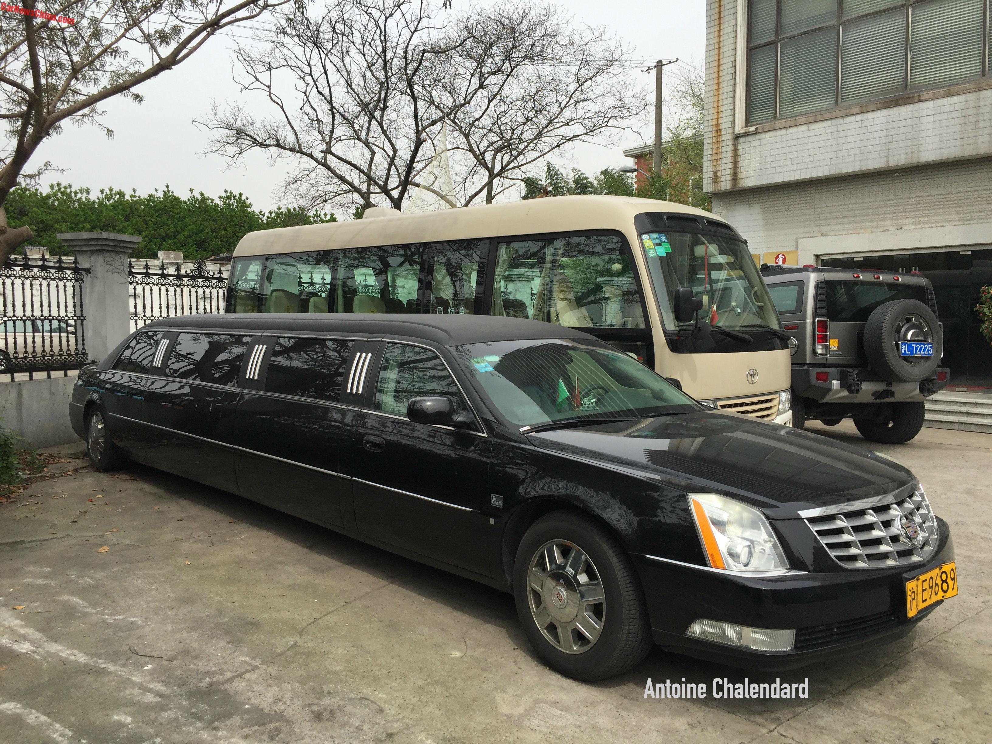 Spotted In China: LCW Automotive Cadillac DTS Stretch Limousine