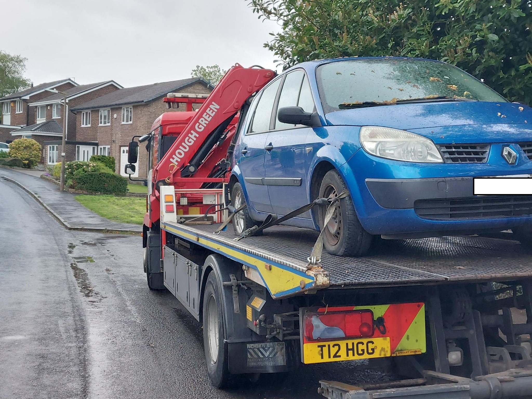 Police seize a car in Westhoughton that is involved in criminal
