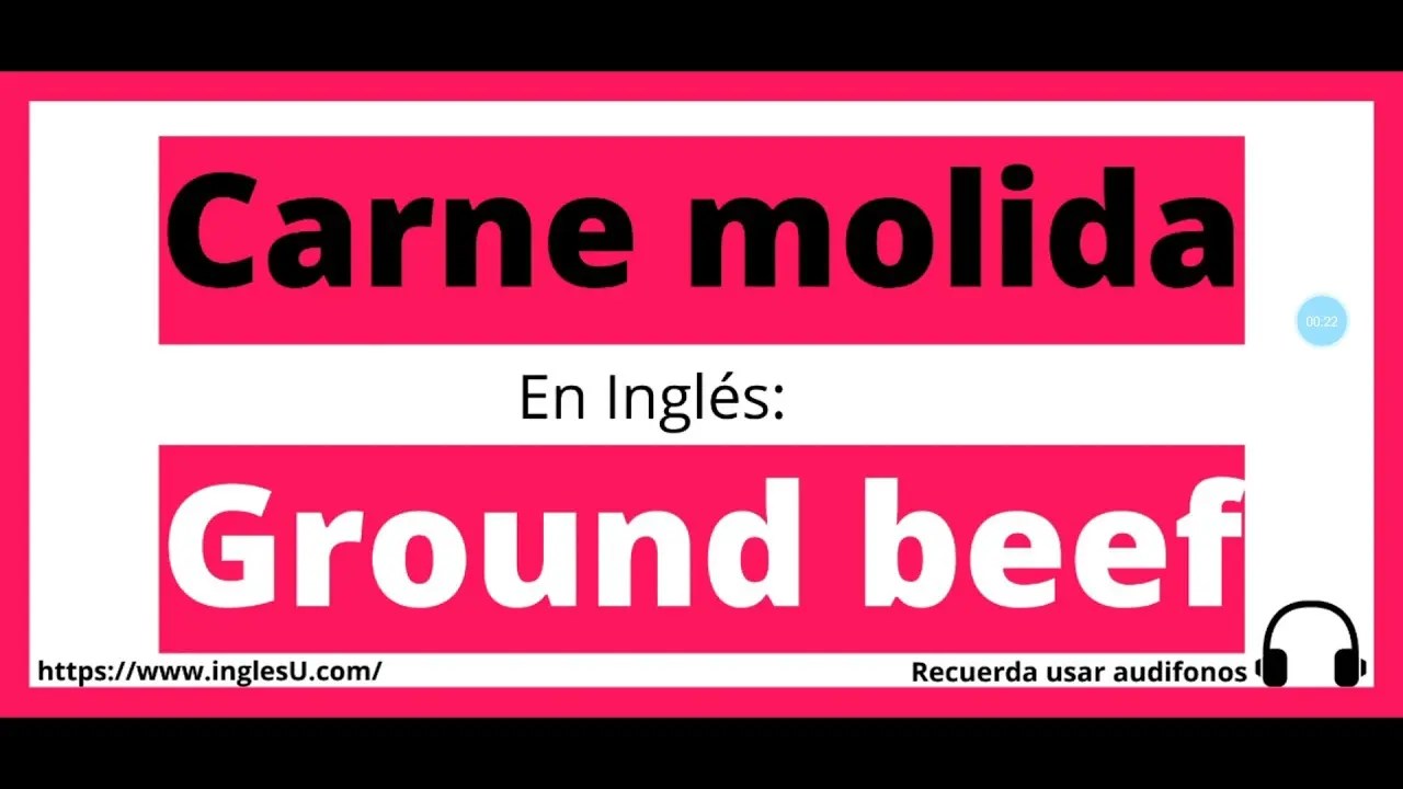 Carne Molida En Inglés Cómo Se Dice Y Recetas Populares Carnicería