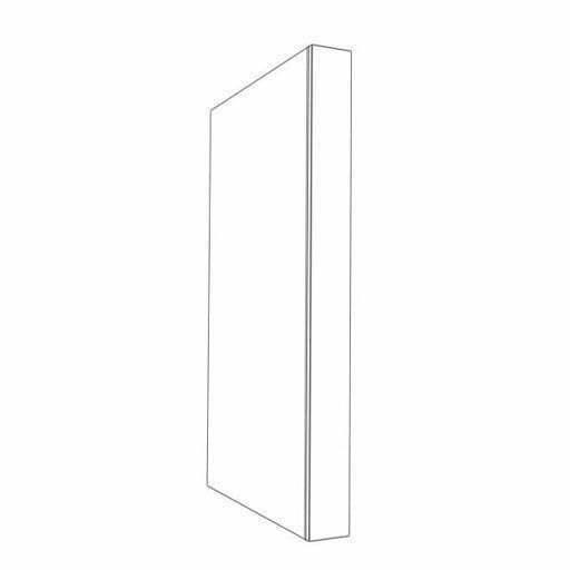 3" Dishwasher Return End Panel Carnival