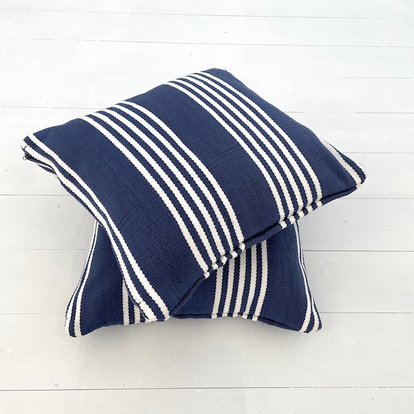 Outdoor Cushion Cover 60cm Durban Denim Carnival Homewares