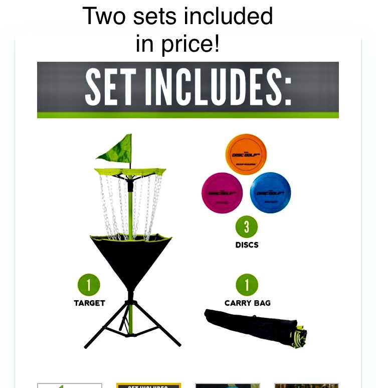 Golf Disk 2 target rental (GS2022D) Carnivals for Kids at Heart