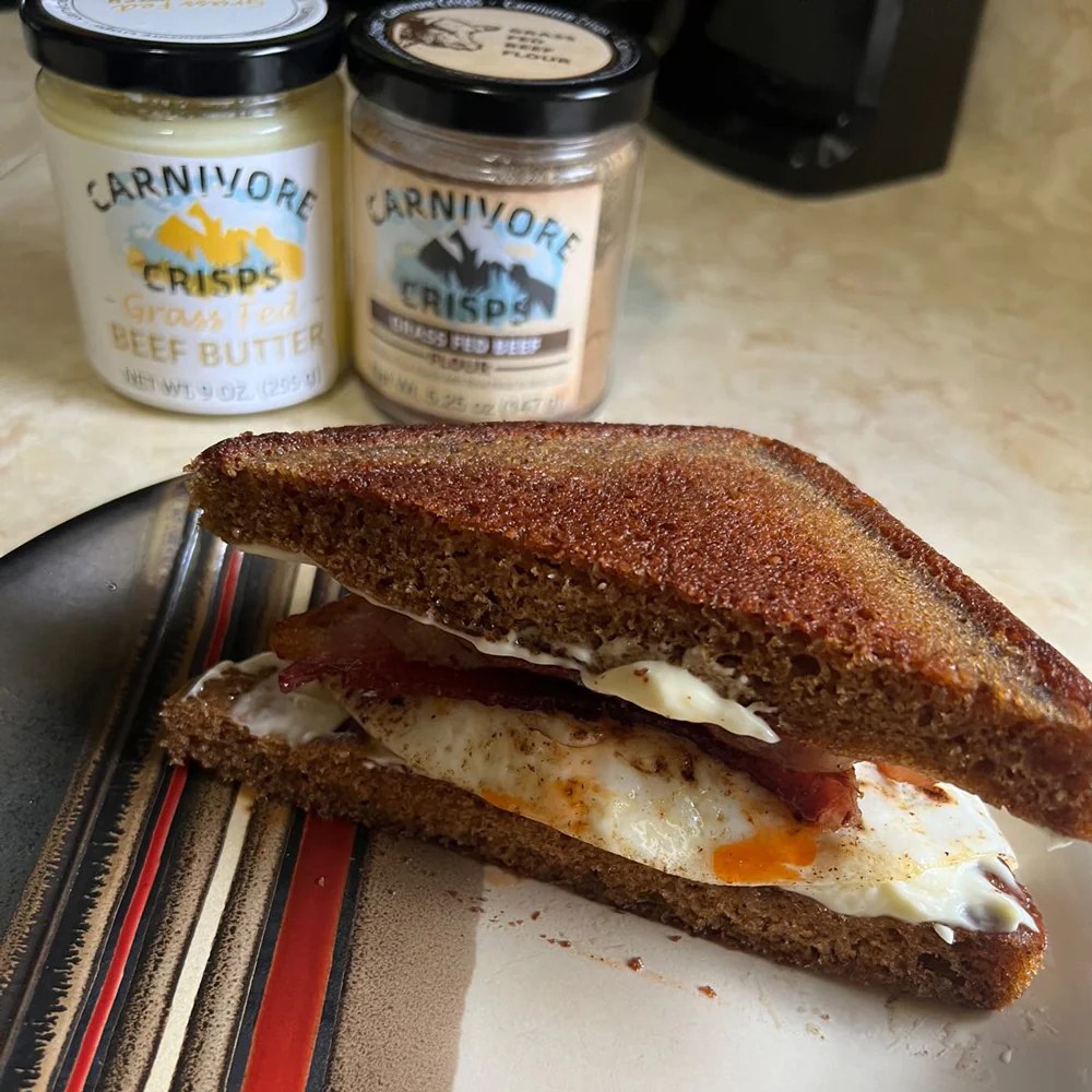 Microwave Carnivore Bread Carnivore Crisps