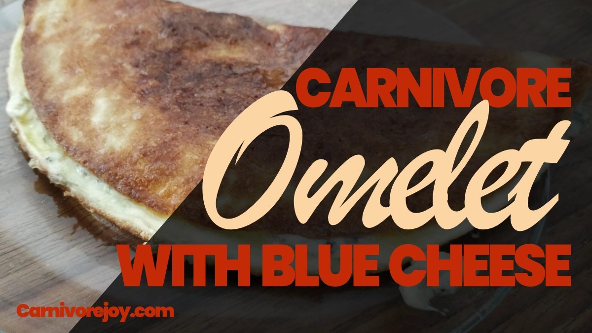 Omelet with Danish Blue Cheese