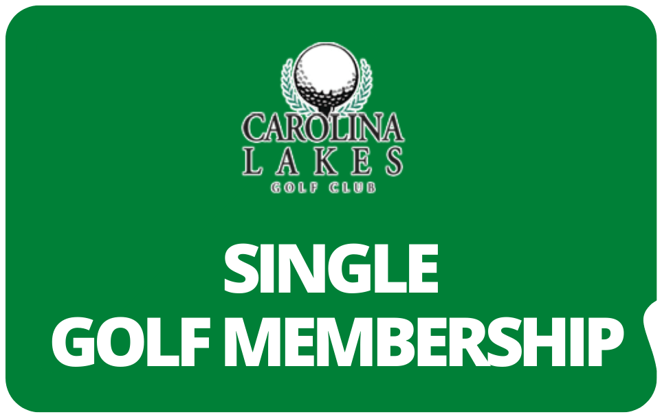 2022 Single Golf Membership Carolina Lakes