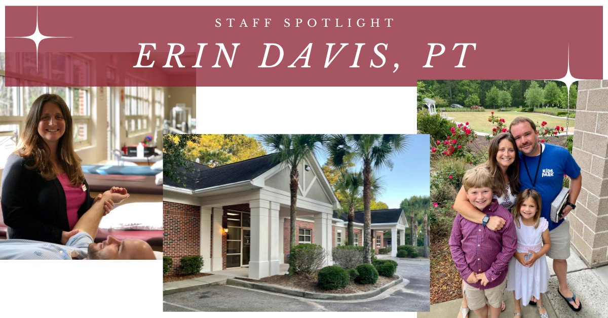Meet Erin Davis, Mount Pleasant Physical Therapist Carolina Physical