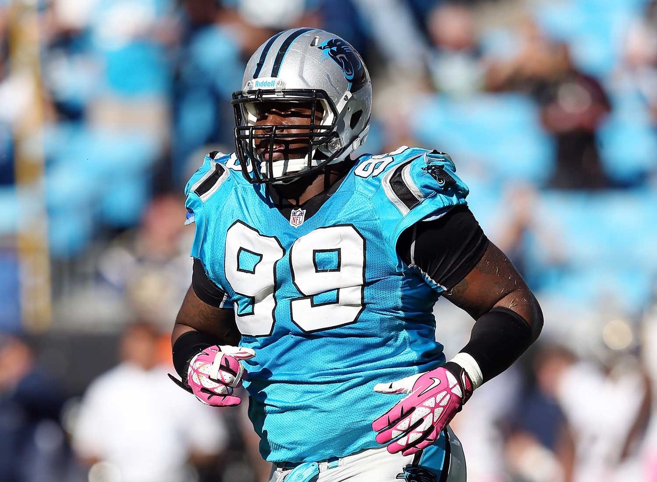 Kawaan Short NFC Defensive Player of the Month Carolina Blitz